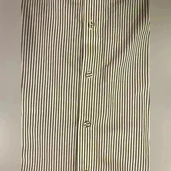 VICTORIA VICTORIA BECKHAM Bow Sleeve ButtonDown Shirt Dress Size 10 - Picture 10 of 11